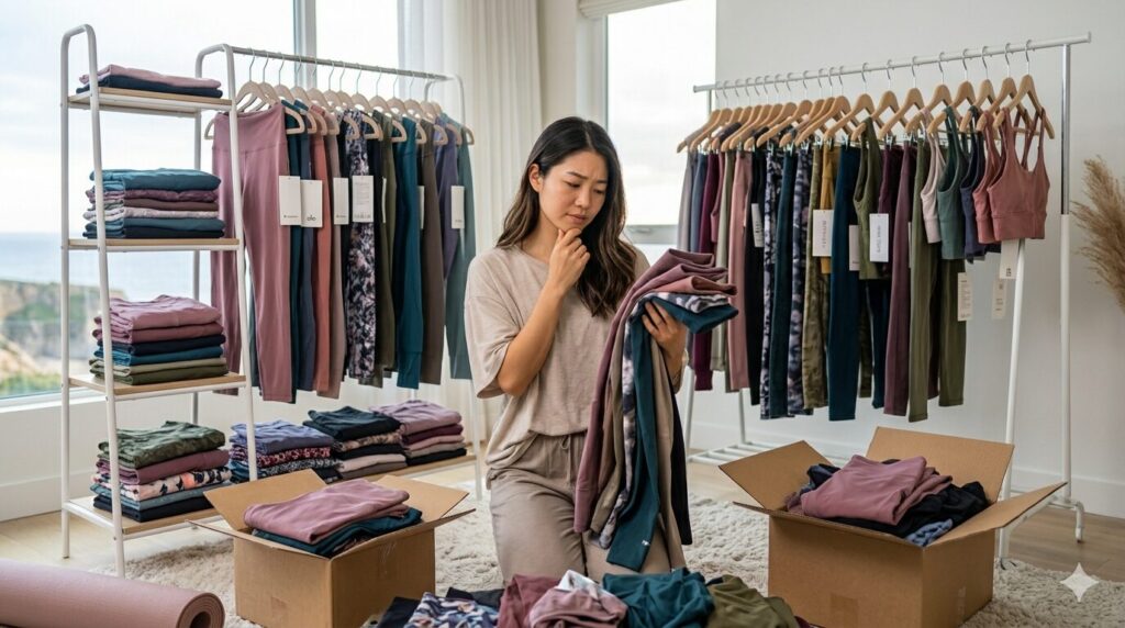 人気　ヨガウェア　比較