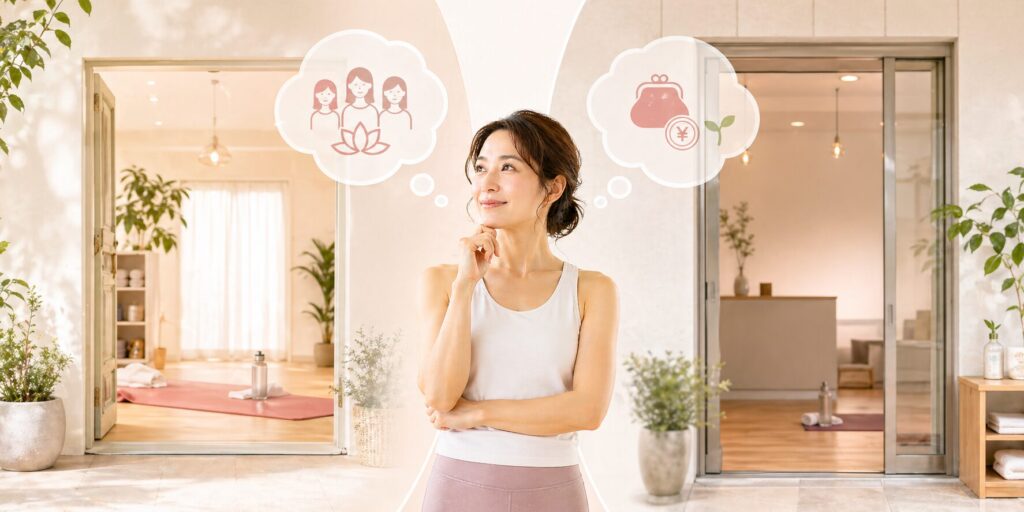 ホットヨガ　比較４